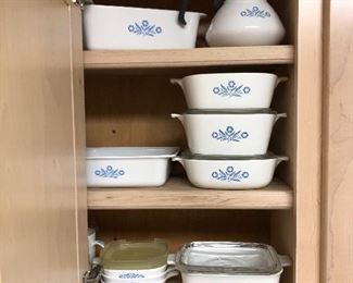 Nice selection of Corning 'Cornflower'!