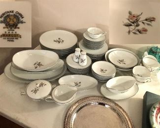 Vintage Noritake China 'Margot' Japan 64 pieces!