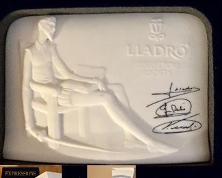 Signed Lladro with papers and original box