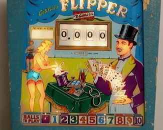 Gottlieb's "Flipper" Pinball Machine ( Lights up)