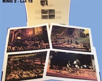 1987 Set of 4 Lg. lithos of Antique Tools by Famous Photographer Gianfranco Dal Bianco.
