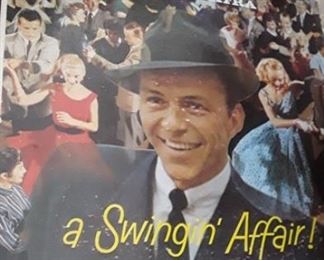 Vintage vinyl Frank Sinatra album A Swingin Affair