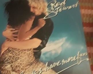 Vintage vinyl Rod Stewart Blondes Have More Fun