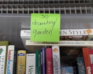 Books from decorating to gardening