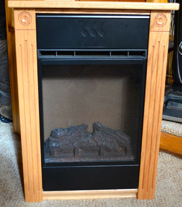 Mini electric fireplace