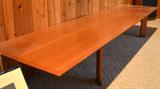 Handcrafted bench.  This bench is of odd dimensions and is over 6 feet long.