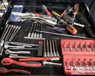 613: Snap-on Tool 3/8" Drive Ball End Allens, Mac 3/8" Drive Metric and Standard Allens, and Other Tools
Matco, SK Ratchets, Lock Driver, Craftsman screw drivers, Kobalt Screw Drivers, Blue Point Feeler Guage, and more