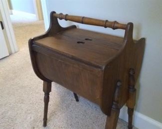 Antique sewing box