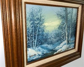 OIL ON CANVAS PAINTING