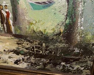 OIL ON CANVAS PAINTING SIGNED