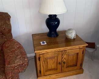 SOLID OAK FURNITURE- SIDE TABLE