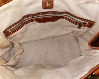 AUTHENTIC LOUIS VUITTON MONOGRAM TISSE SAC RAYURE PM TOTE GREAT CONDITION