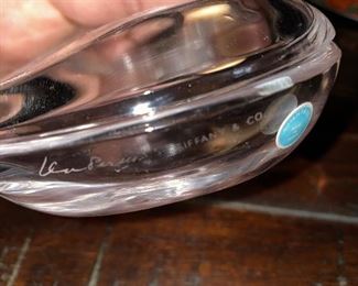 TIFFANY & CO CRYSTAL HEART BOX