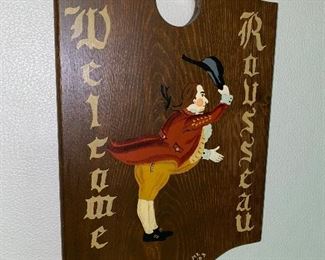 WOODEN PLAQUE
