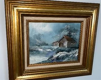 OIL ON CANVAS PAINTING
