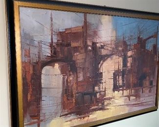 OIL PAINTING SIGNED BY PUZAK