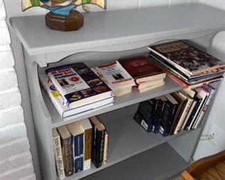 BOOKS AND BOOKSHELF