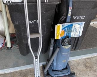 VACUUM AND CRUTCHES