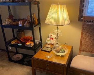 WOODEN SIDE TABLE