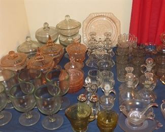 LOTS OF GREAT GLASSWARE.