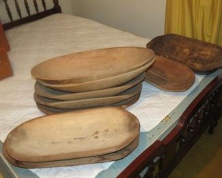 DOUGH BOWLS FOUND IN THE ATTIC.