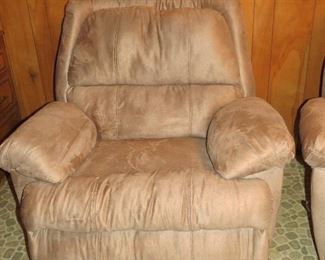 A PAIR OF THESE COMFY RECLINERS.