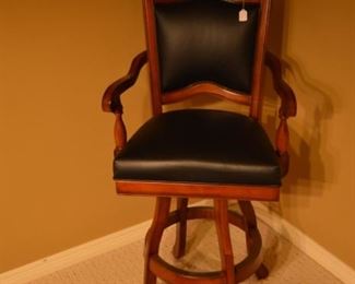 Pair of Wood Bar Stools