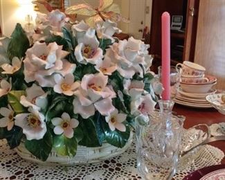 Very large gorgeous capo DeMonte centerpiece