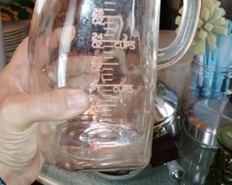 Old pyrex for measuring baby milk