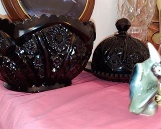 Beautiful Teaira butter dish and bowl