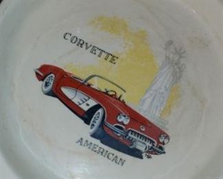 Vintage corvette ashtray