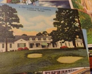Vintage Columbus Georgia country club postcard