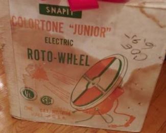 Vintage color wheel in the Box