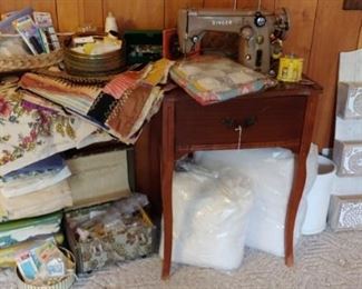 Sewing machine and sewing notions