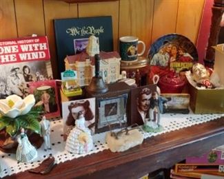 Large selection of gone with the win collectibles