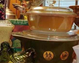 Great selection of vintage Pyrex check out the zodiac Pyrex dish