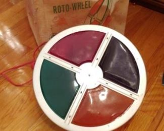 Vintage color wheel Roto wheel for silver Christmas tree
