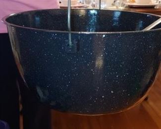 Great enamel bucket with handle