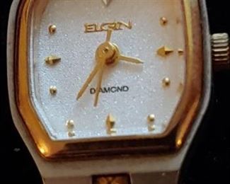 Pretty Elgin watch a small diamond