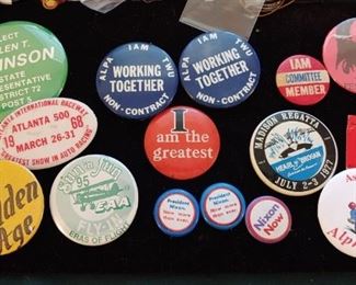 Political buttons