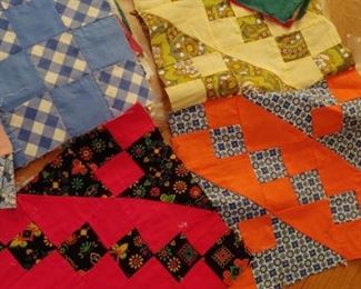 Vintage quilting squares