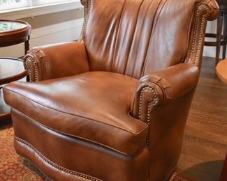 Hancock & Moore leather arm chair
