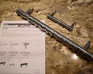 Du Verre aluminum drawer pulls and hardware