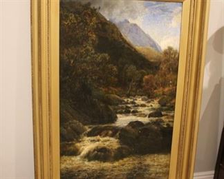 Original 19th century oil painting, signed Gray
