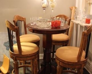 High top table & four stools