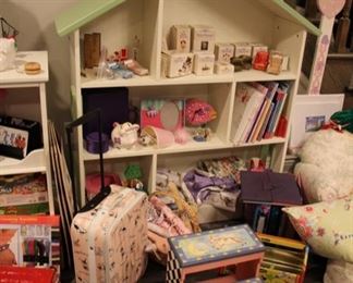 Pottery Barn doll house shape bookshelf