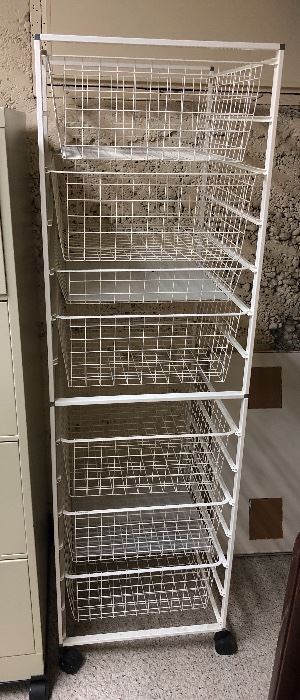 Norscan wire basket storage system - we have more besides this one
