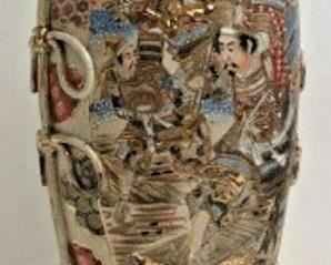 DG3: Antique satsuma vase/lamp 30 IN TALL LOCAL PICKUP https://www.ebay.com/itm/123960425955