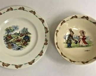 DG06: Bunnykins bowl and plate 8in & 6in https://www.ebay.com/itm/123960425182