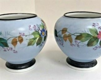 DG15: PAIR of OLD PARIS 19th century vases 6 in https://www.ebay.com/itm/123960422815